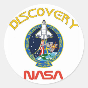 STS 116 Discovery Classic Round Sticker