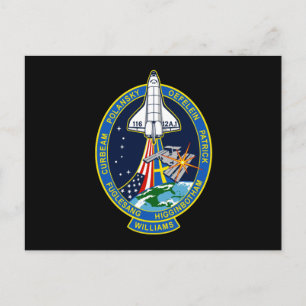 STS 116 Mission Patch Postcard