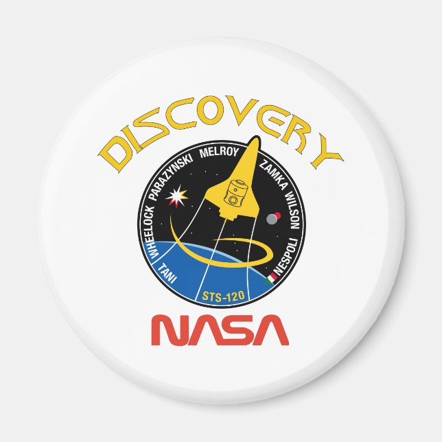 STS 120 Discovery Magnet (Front)