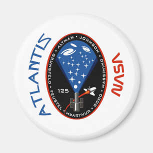 STS 125 Atlantis Magnet