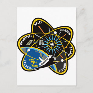 STS 134 Endeavour Postcard