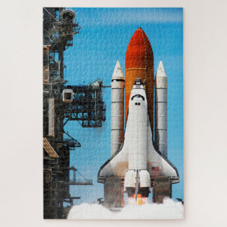STS-135 Space Shuttle Atlantis Lifting Off Jigsaw Puzzle