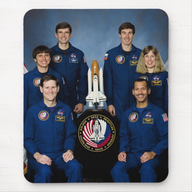 STS-60 MISSION CREW   MOUSE PAD (Front)