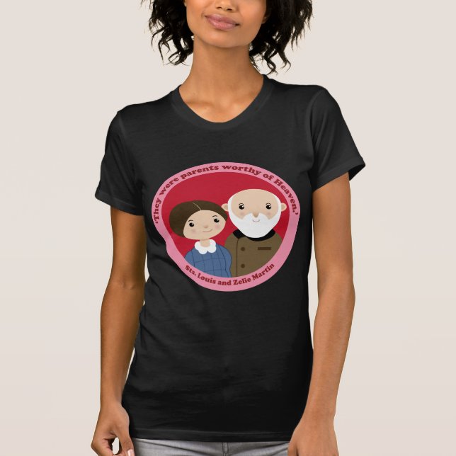 Sts. Louis and Zelie Martin T-Shirt (Front)