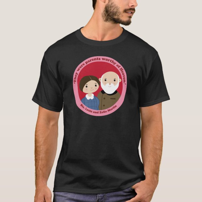 Sts. Louis and Zelie Martin T-Shirt (Front)