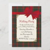 Stuart Clan Tartan Plaid Custom Christmas Party