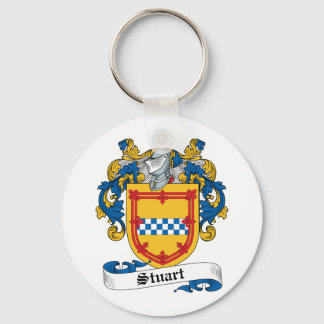 Stuart Family Crest Key Ring
