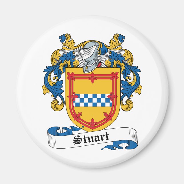 Stuart Family Crest Magnet (Front)
