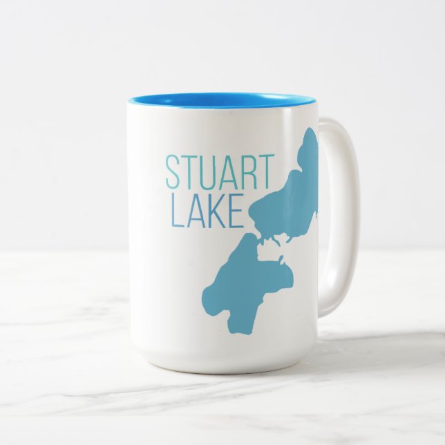 Stuart Lake Two-Tone Coffee Mug (Front Right)