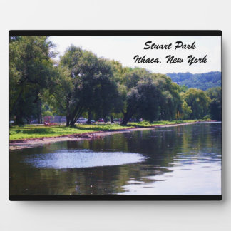 STUART PARK, ITHACA,N.Y.  PLAQUE