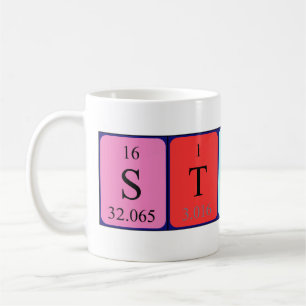 Stuart periodic table name mug