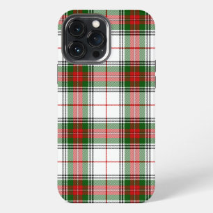 Stuart / Stewart Red Green White Plaid iPhone 13 Pro Max Case