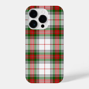 Stuart / Stewart Red Green White Plaid iPhone 14 Pro Case