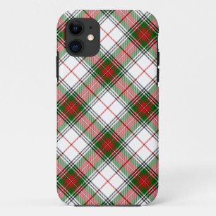 Stuart / Stewart tartan white red green plaid Case-Mate iPhone Case