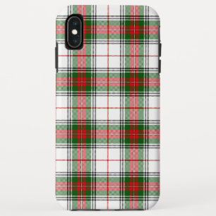 Stuart / Stewart tartan white red green plaid Case-Mate iPhone Case