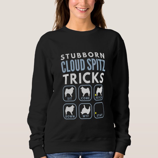 Stubborn American Eskimo Dog Tricks - Dog Training Sweatshirt (Front)
