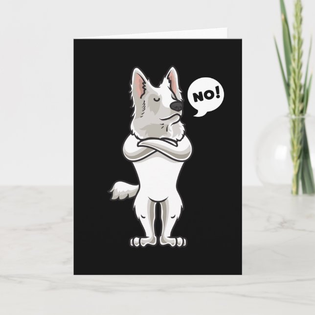 Stubborn Berger Blanc Suisse Card (Front)