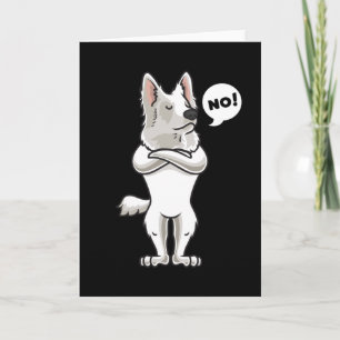Stubborn Berger Blanc Suisse Card