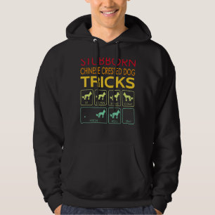 Stubborn Chinese Crested Dog Tricks Vintage Hoodie