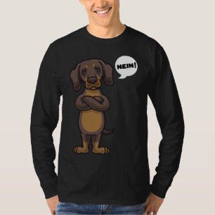 Stubborn Dachshund Dog Funny Dachshund Dog Owner T-Shirt