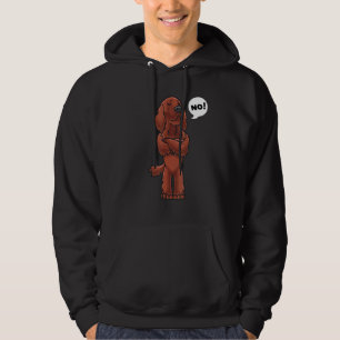 Stubborn Irish Setter Dog Hoodie