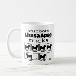 Stubborn Lhasa Apso Tricks Coffee Mug
