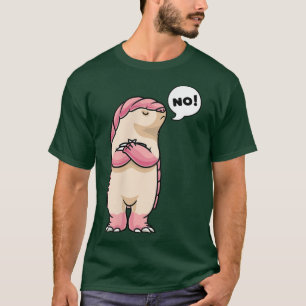 Stubborn Pink Fairy Armadillo Funny Pichiciego T-Shirt