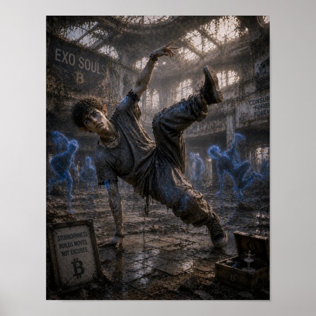 Stubbornness / Breakdancer / Mall Ruins Poster (Front)