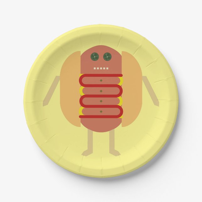 Stubby Lil Weenie Paper Plate (Front)