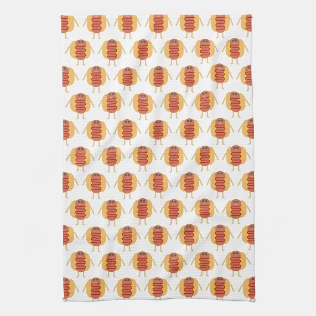 Stubby Lil Weenie Tea Towel (Vertical)