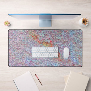 Stucco Blue Mist Desk Mat