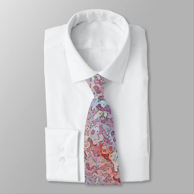Stucco Blue Mist Tie (Tied)