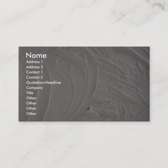 Stucco Business Card (Front)
