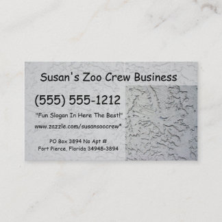 Stucco plaster wall background texture business card
