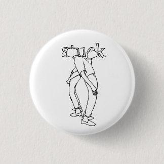 Stuck 3 Cm Round Badge