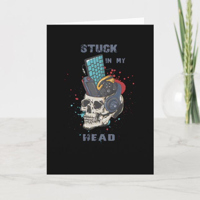 Stuck in my head card (Front)