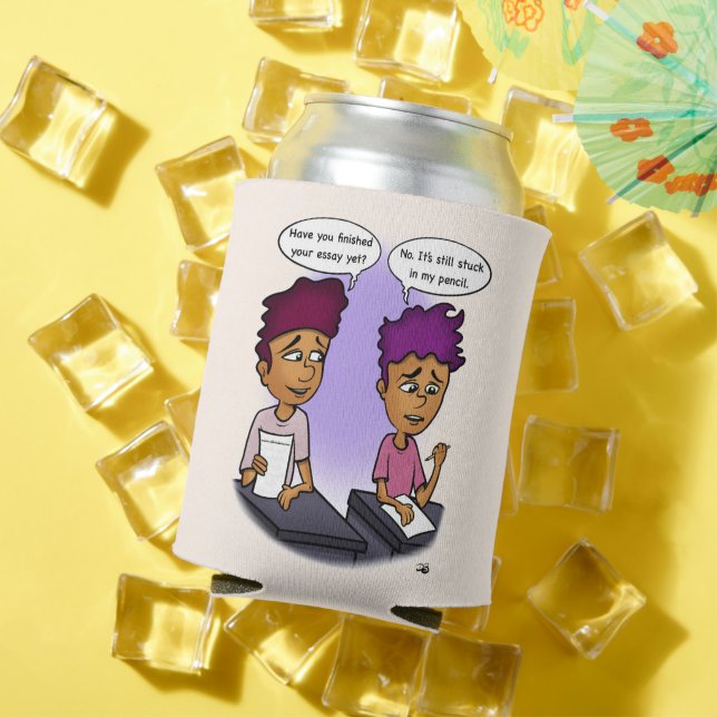 Stuck In Pencil Can Cooler (In Situ Summer)