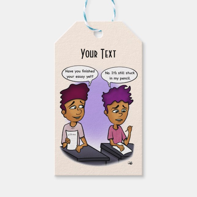 Stuck In Pencil Gift Tags (Front)