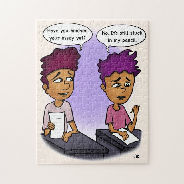 Stuck In Pencil Jigsaw Puzzle (Vertical)