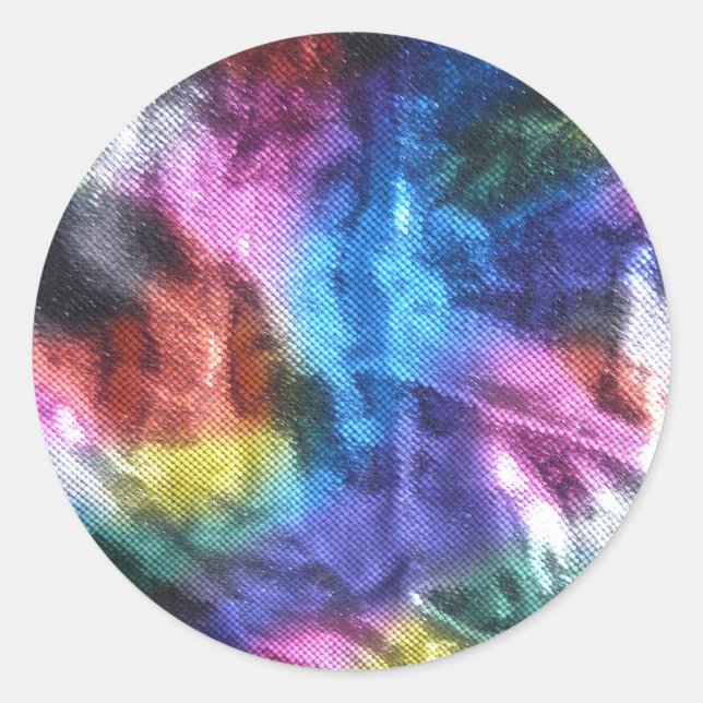 Stuck in the 70's - Disco Era Sparkles Classic Round Sticker (Front)