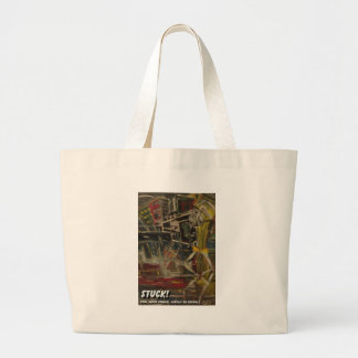 Stuck Large Tote Bag