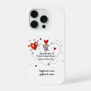 Stuck like glue valentine iPhone 15 pro case