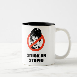 Stuck on Stupid Two-Tone Coffee Mug