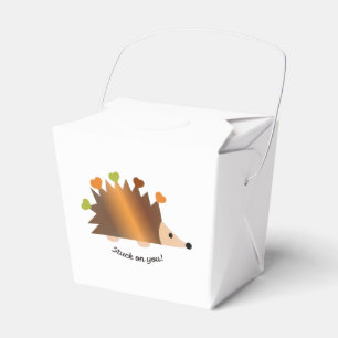 Stuck on You Hedgehog and Hearts Favour Box