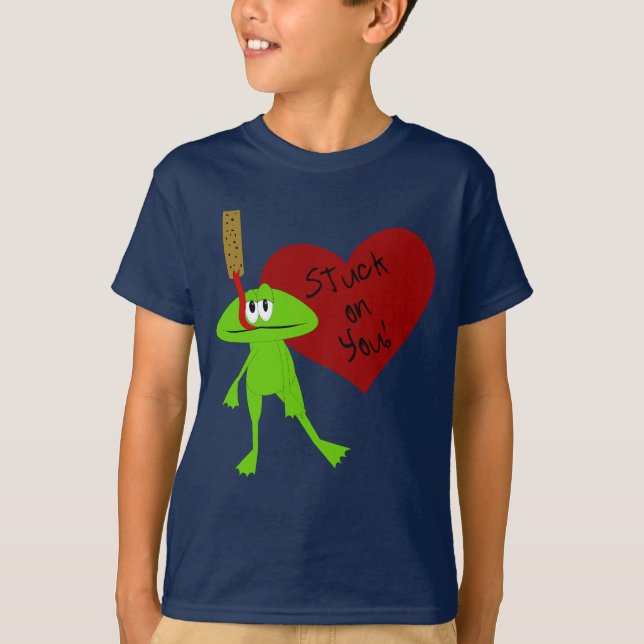 Stuck on You Valentine Shirt (Front)