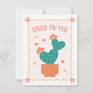 "Stuck On You" Valentine's Day Card