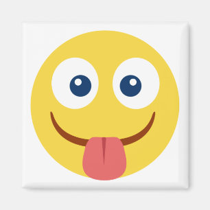 Stuck Out Tongue Emoji Magnet