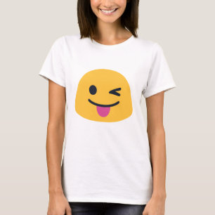 Stuck out tongue winking eyes T-Shirt