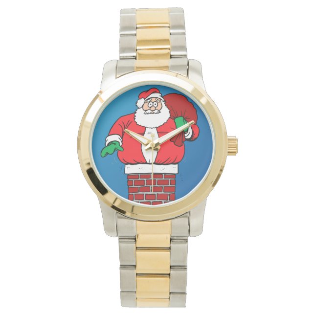 Stuck Santa (Customise it!) Watch (Front)