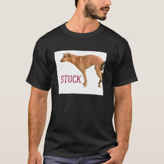Stuck Together Dogs Funny Couple Saying Quote Dog T-Shirt